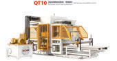 Máquina para fabricação de blocos automática QT10
